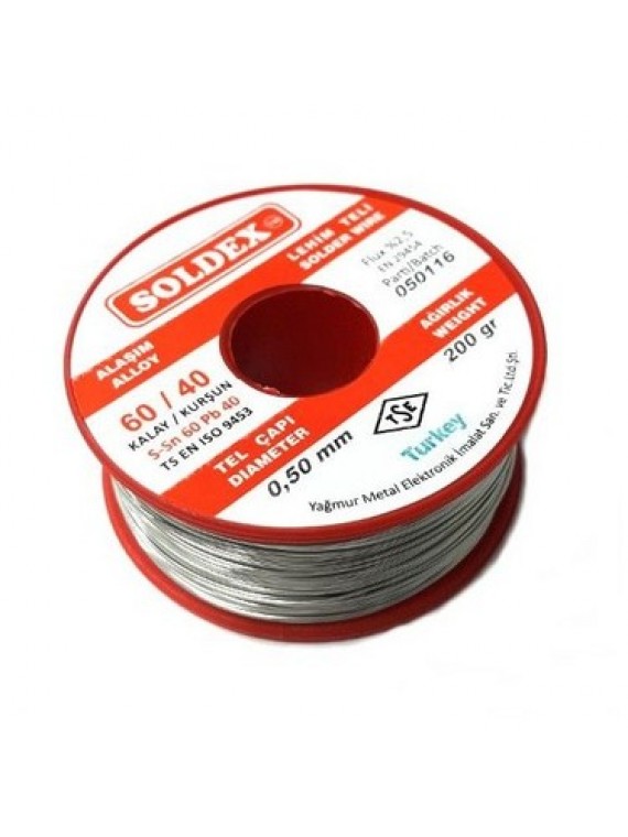 SOLDEX 0,50 LEHİM TELİ 200GR