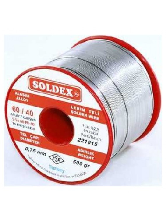 SOLDEX 0,75 LEHİM TELİ 500GR